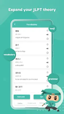 JLPT test N1-N5 Migii android App screenshot 0